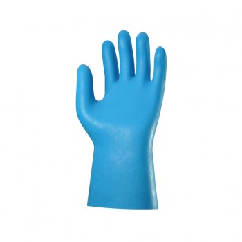 Gants Latex Bleu sur jersey