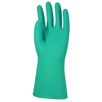 Gants nitrile flock coton