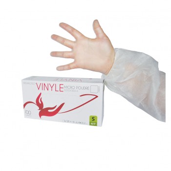 Gants vinyle micro poudrs