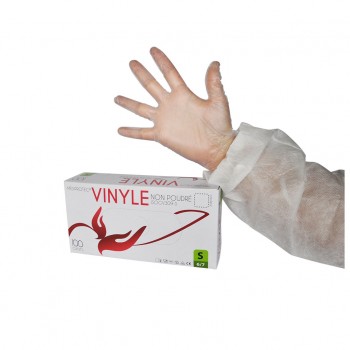 Gants vinyle non poudrs 